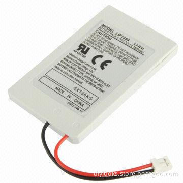 Wireless Controller Battery for Sony's PS3 with 3.7V Voltage and 1,800mAh Capacity